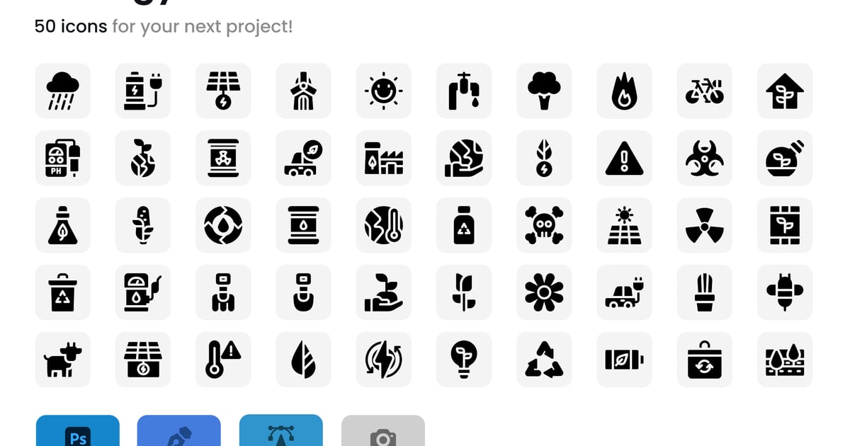 生态与环境保护图标