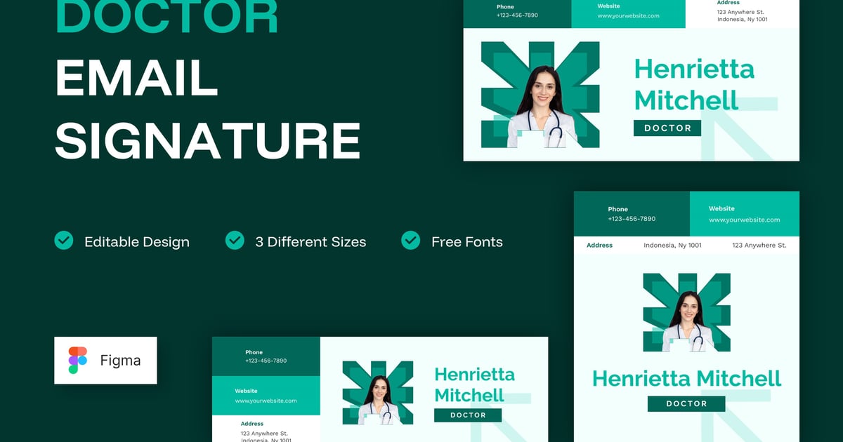 医生电子邮件签名