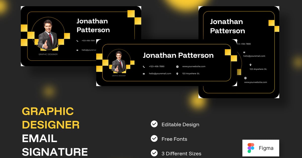 平面设计师电子邮件签名