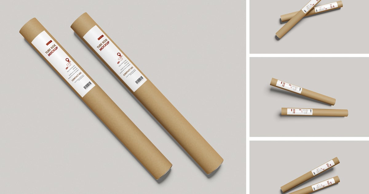 带盒子的管子模型