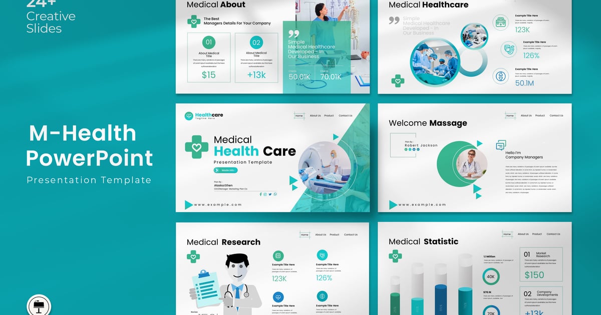 医疗保健主题演讲模板