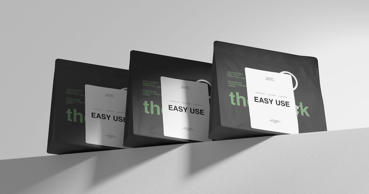 立式收纳袋模型三件套