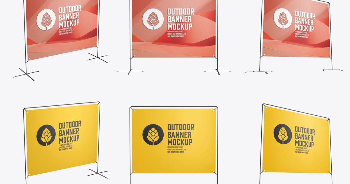 户外横幅样机