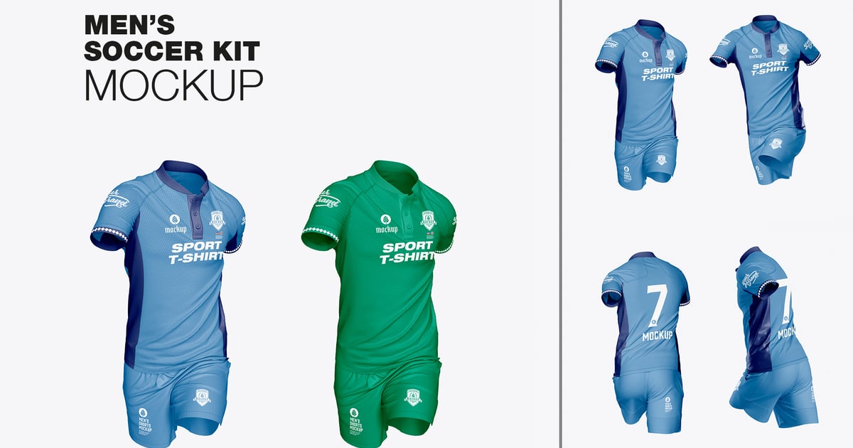 男子足球训练服样衣