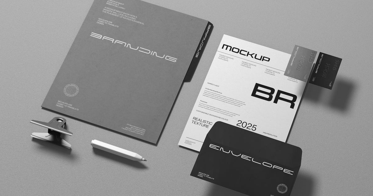 现代文具品牌模型布局