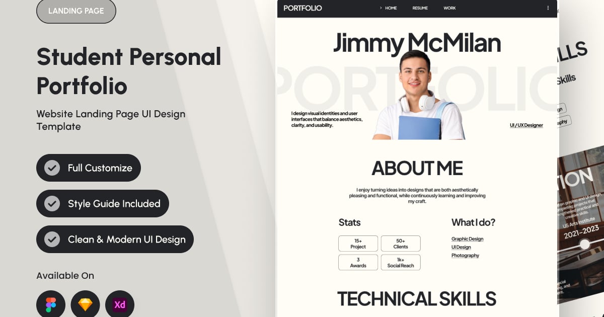 吉米 – 学生个人作品集首页