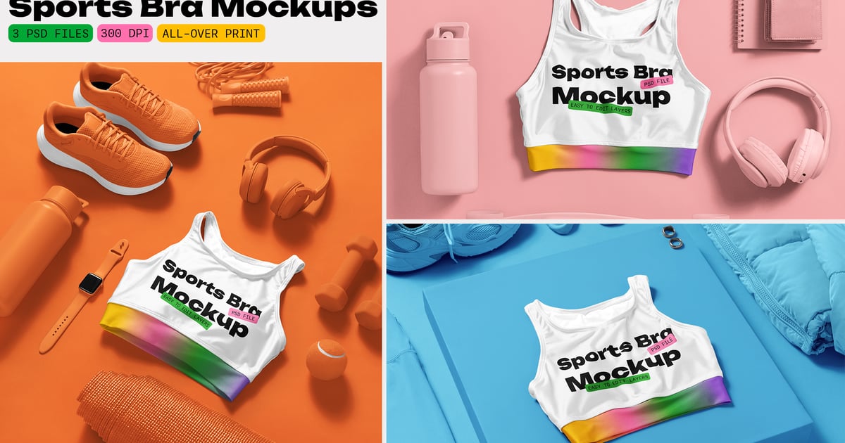 单色运动文胸样机