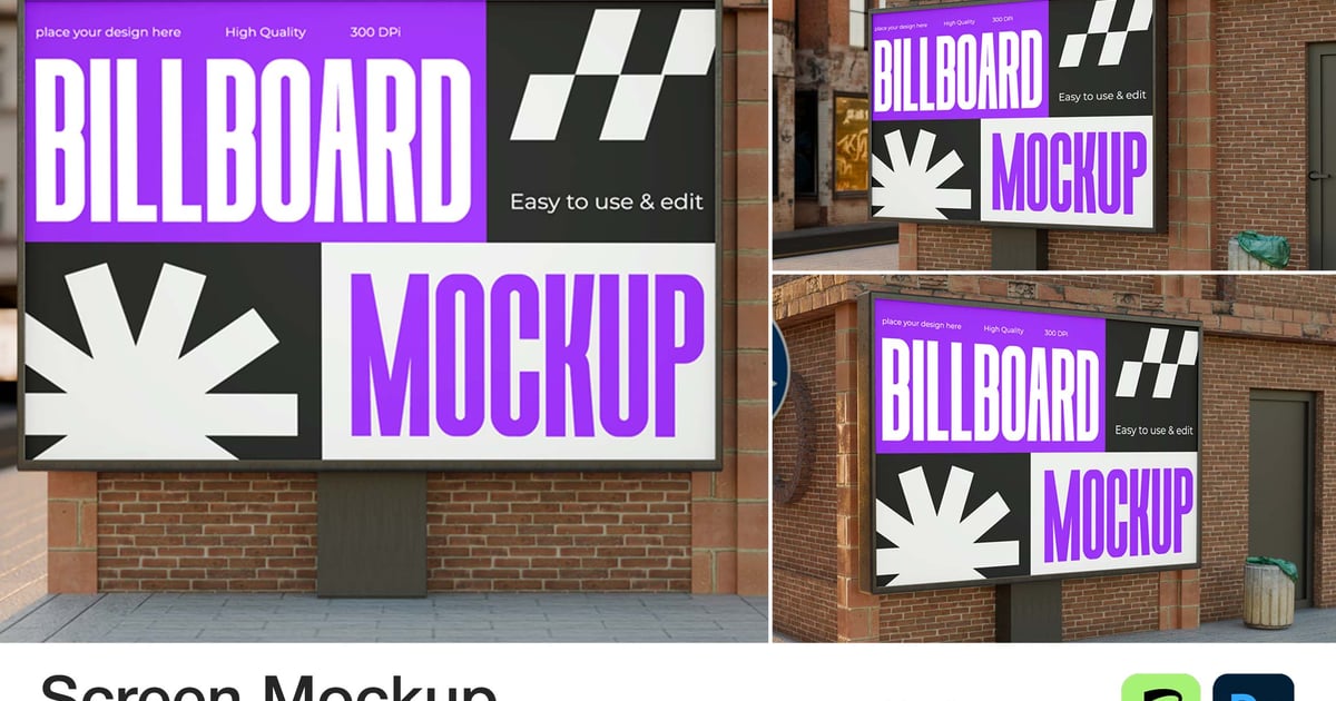 高质量广告牌模型