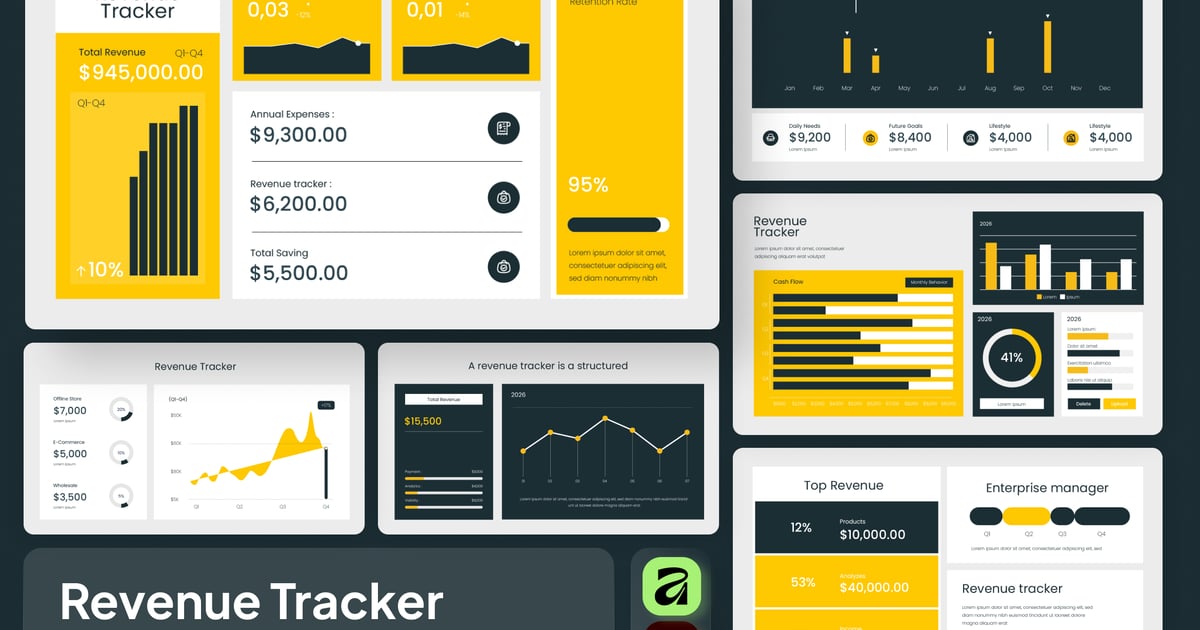 收入追踪信息图