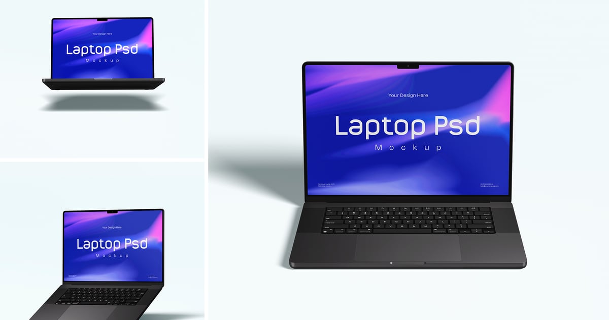 笔记本电脑模型