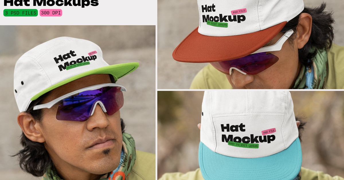 城市跑者帽子模型