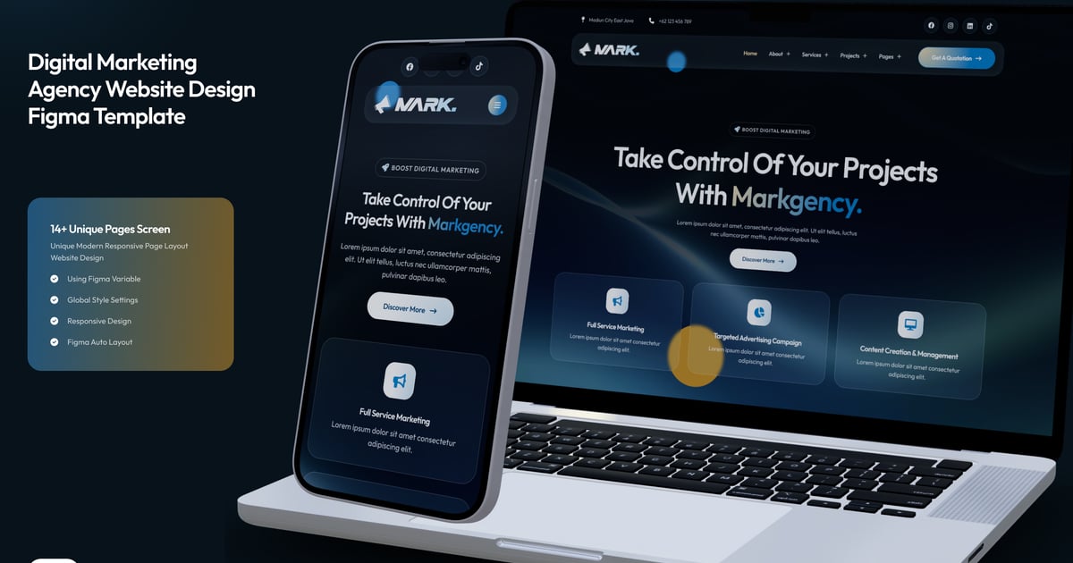 数字营销机构网站设计