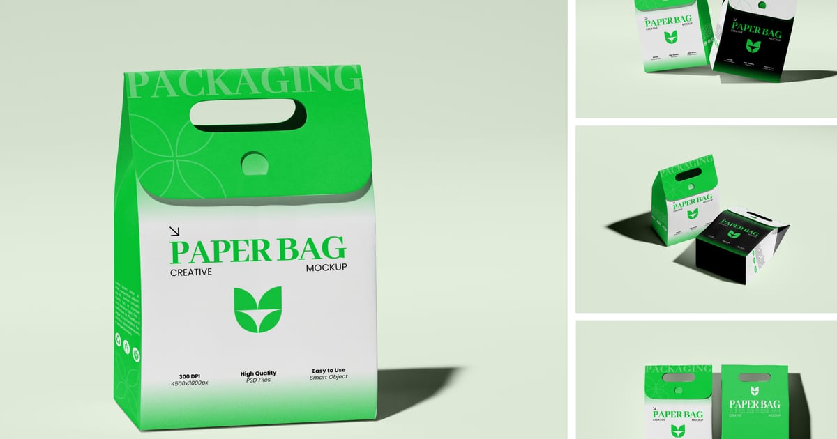 纸袋品牌设计样机