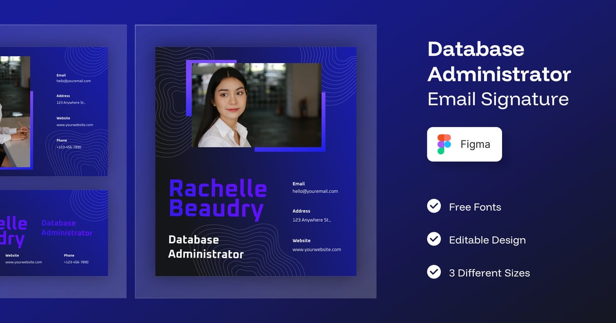数据库管理员电子邮件签名