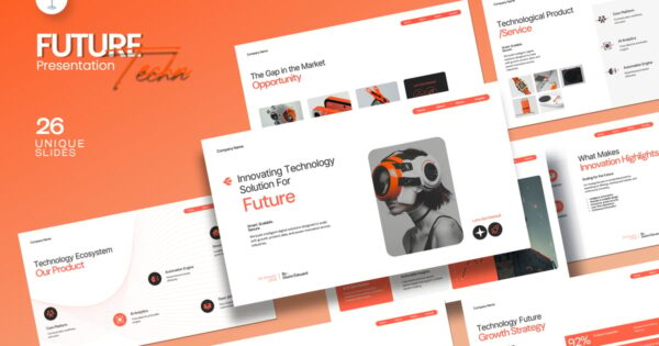 未来科技主题演讲模板