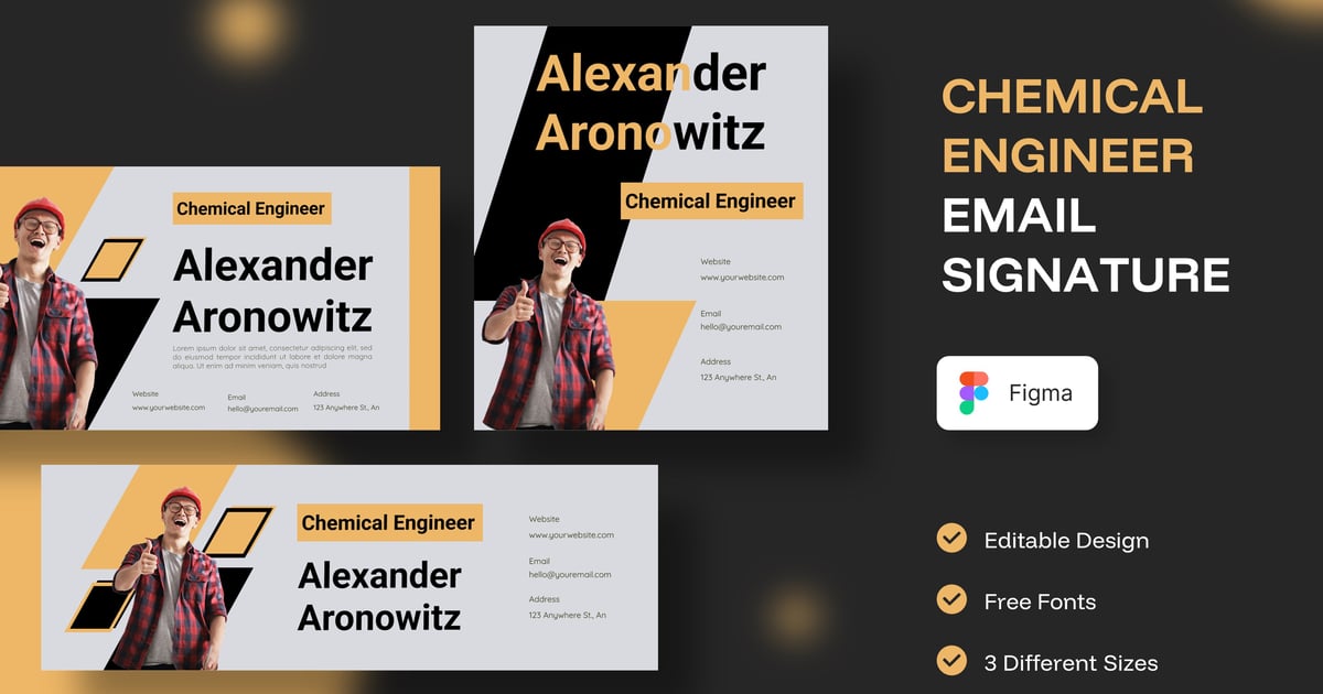 化学工程师电子邮件签名