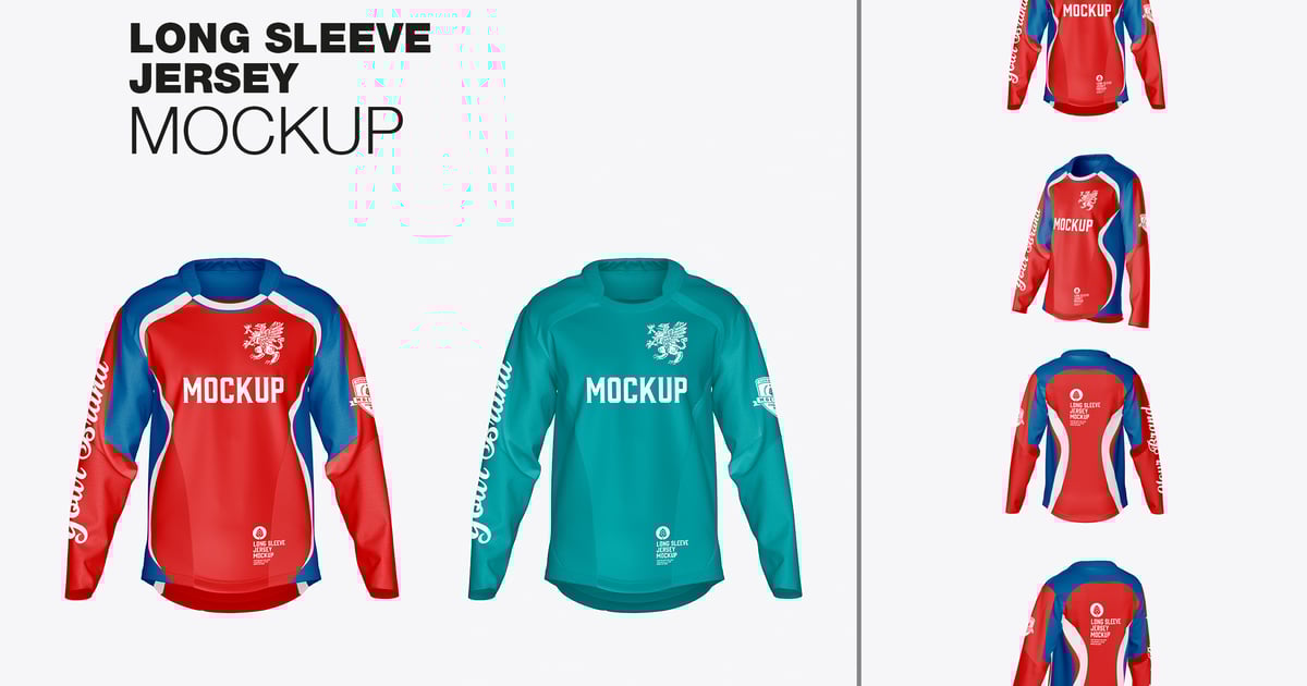 男士长袖运动衬衫样机