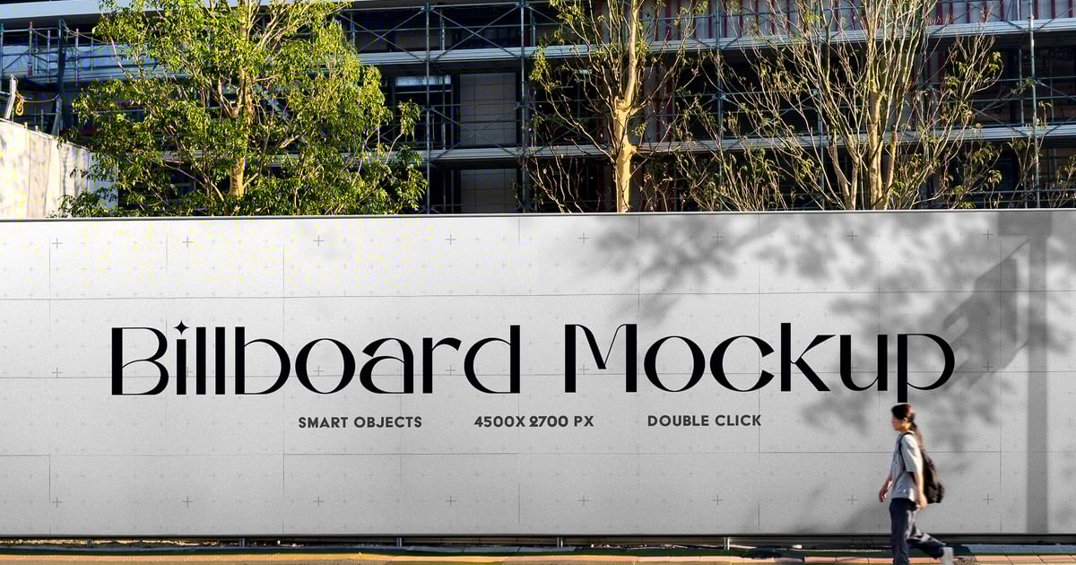 城市街道广告牌模型