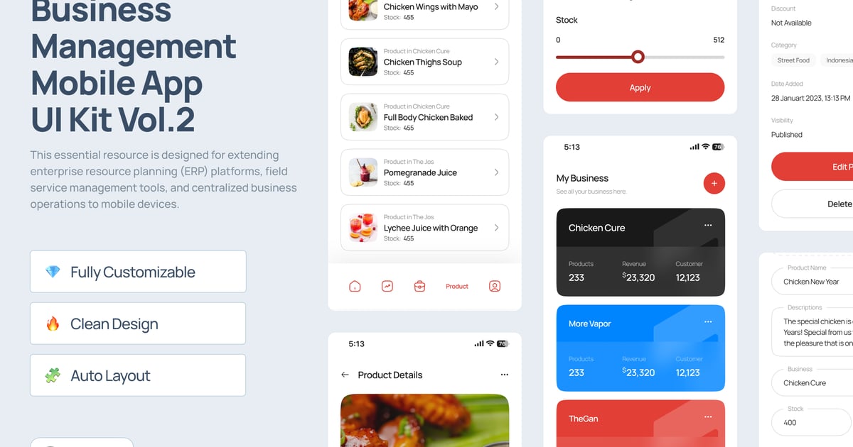 企业管理移动应用UI工具包第二卷