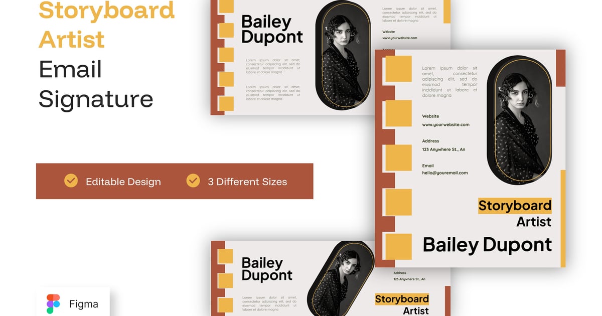 分镜艺术家电子邮件签名