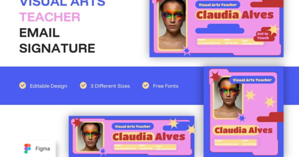 视觉艺术教师电子邮件签名