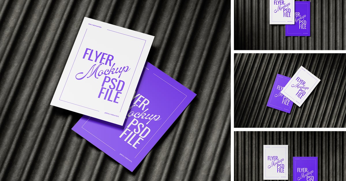 品牌宣传单样机