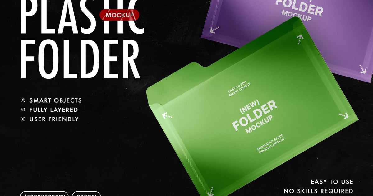 塑料文件夹模型