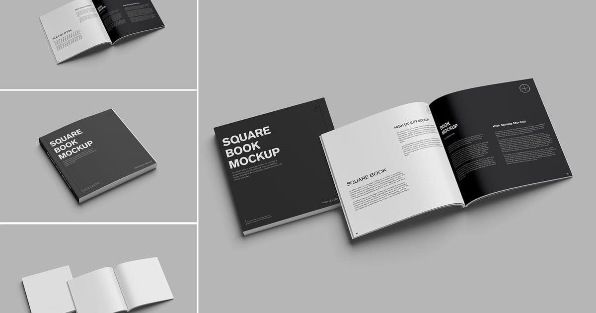 方形书本模型