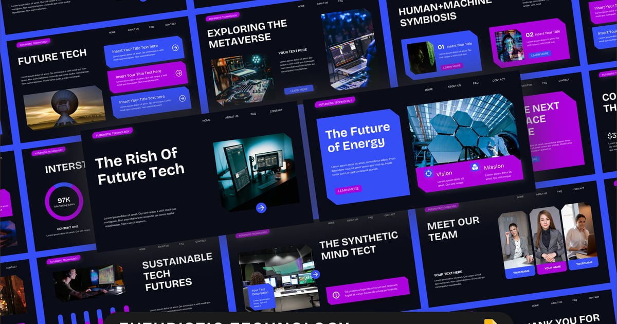 未来科技谷歌幻灯片