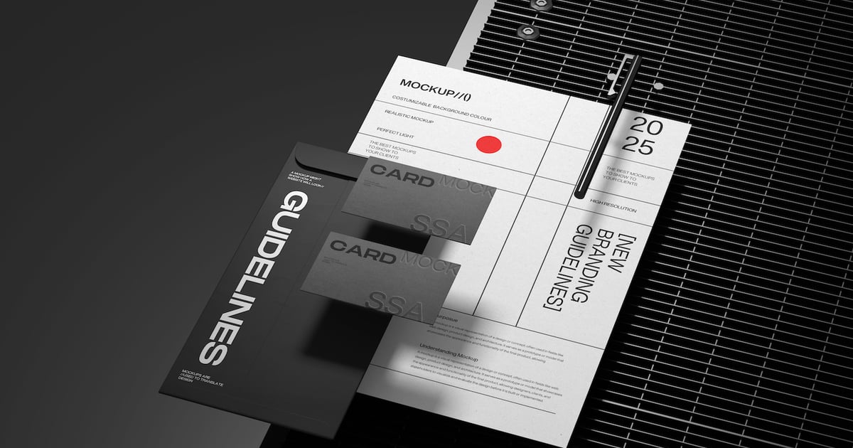 极简文具品牌模型套装