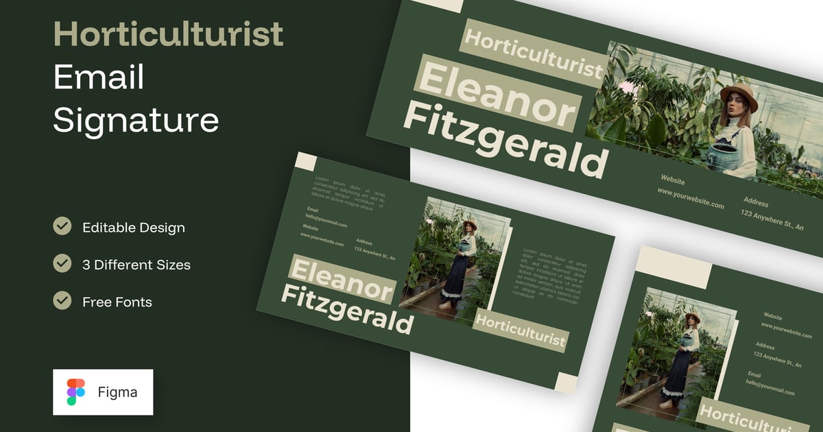 园艺师电子邮件签名