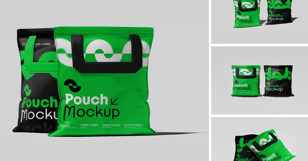 包装袋开口品牌宣传模型