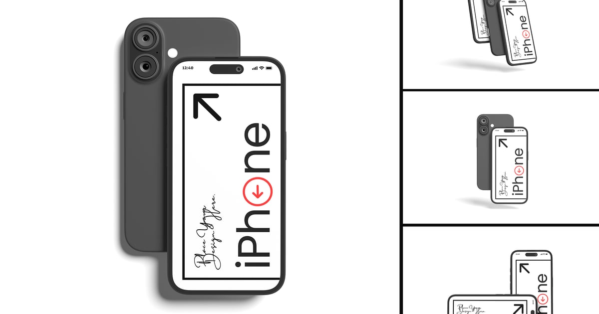 高质量 iPhone 16 模型