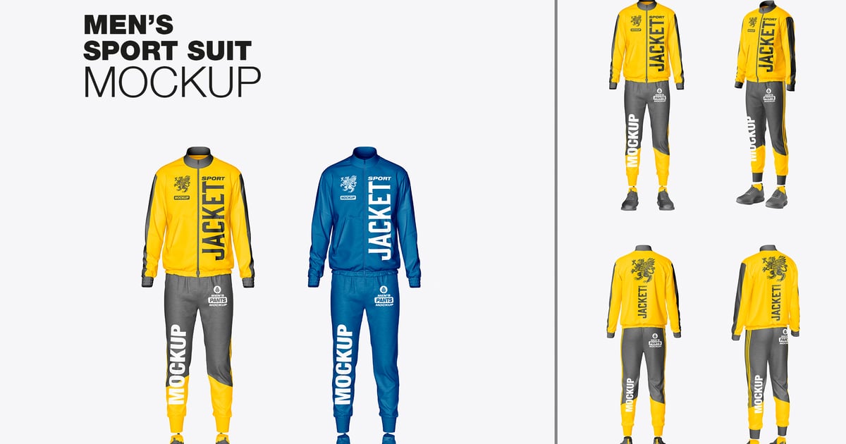 男士运动套装样机