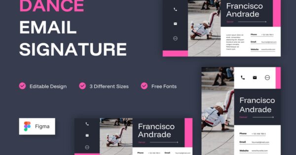舞者电子邮件签名