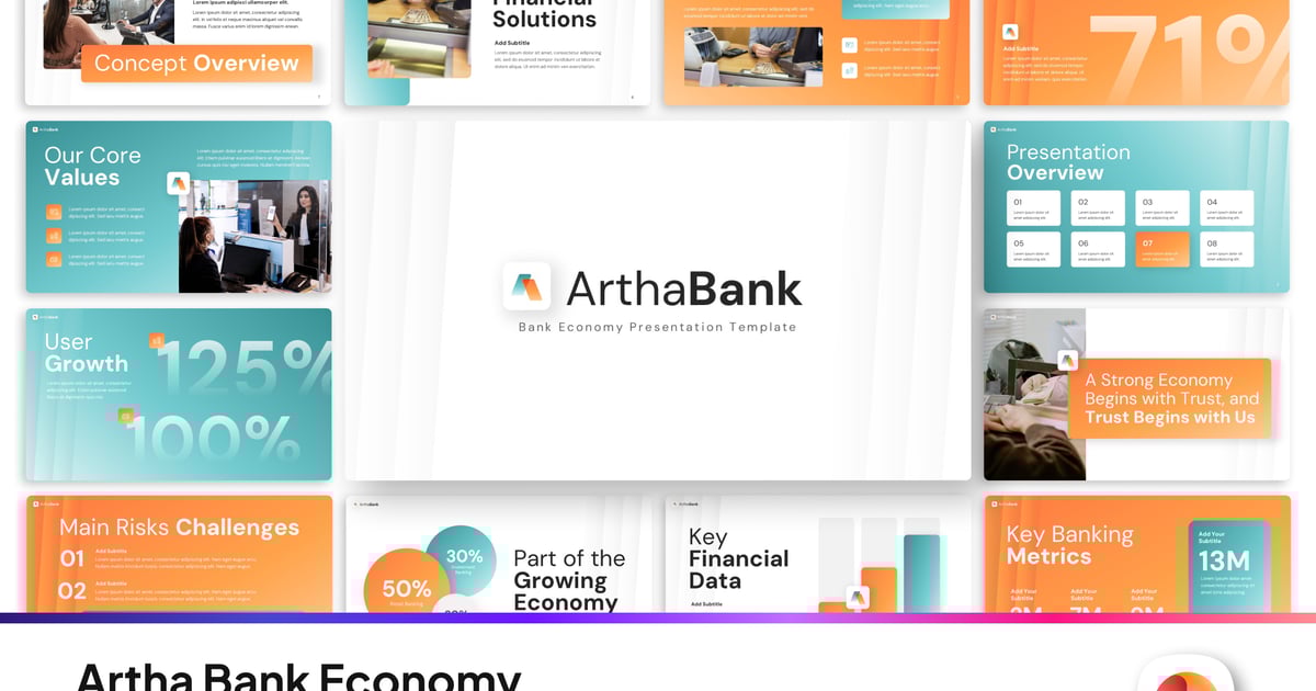 Artha 银行经济 PowerPoint