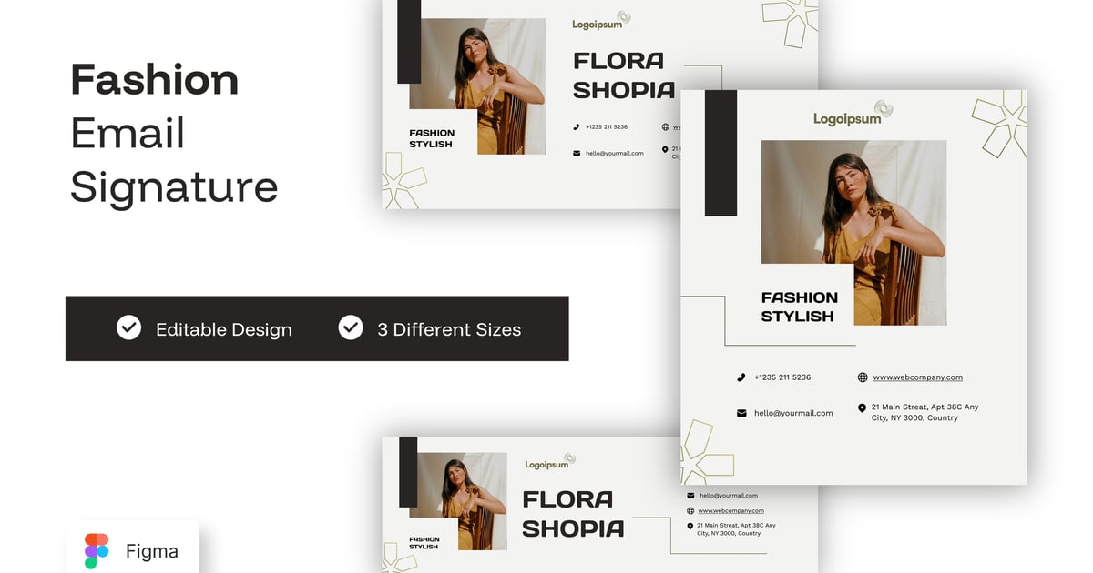 时尚电子邮件签名