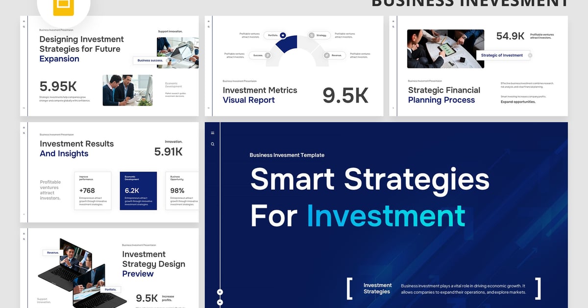 商业投资谷歌幻灯片