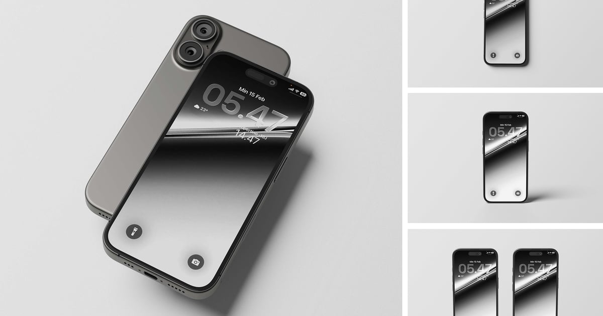 高质量 iPhone 16 模型