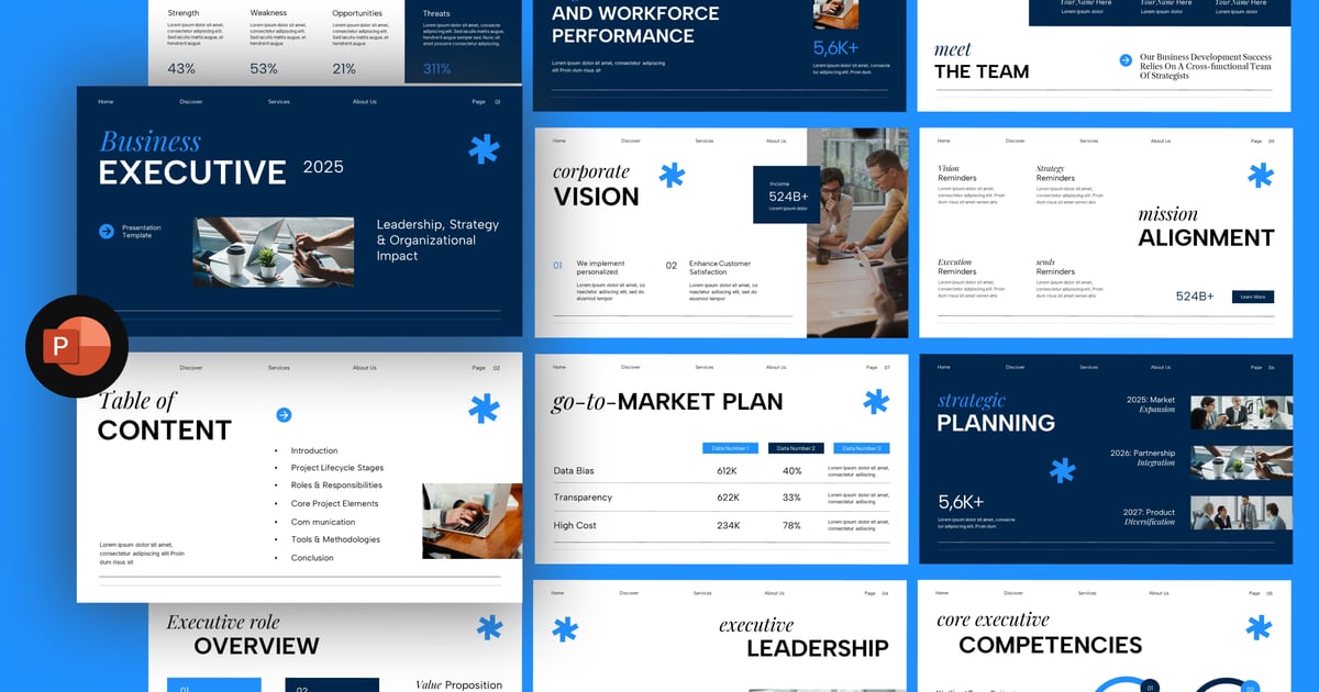 商务高管 PowerPoint