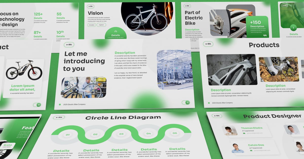 电动自行车技术推介演示文稿主题演讲