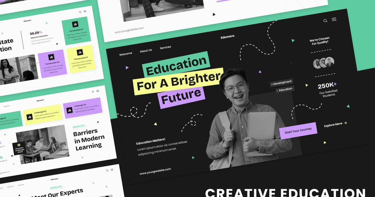 创意教育谷歌幻灯片