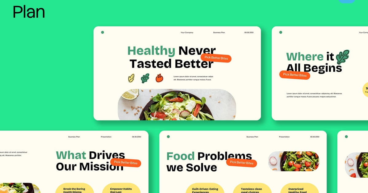 绿色健康餐厅商业计划书 KEY 004