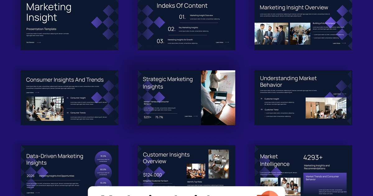 市场洞察 PowerPoint