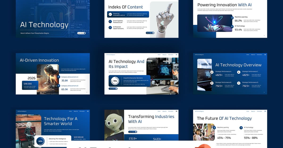 人工智能技术 PowerPoint