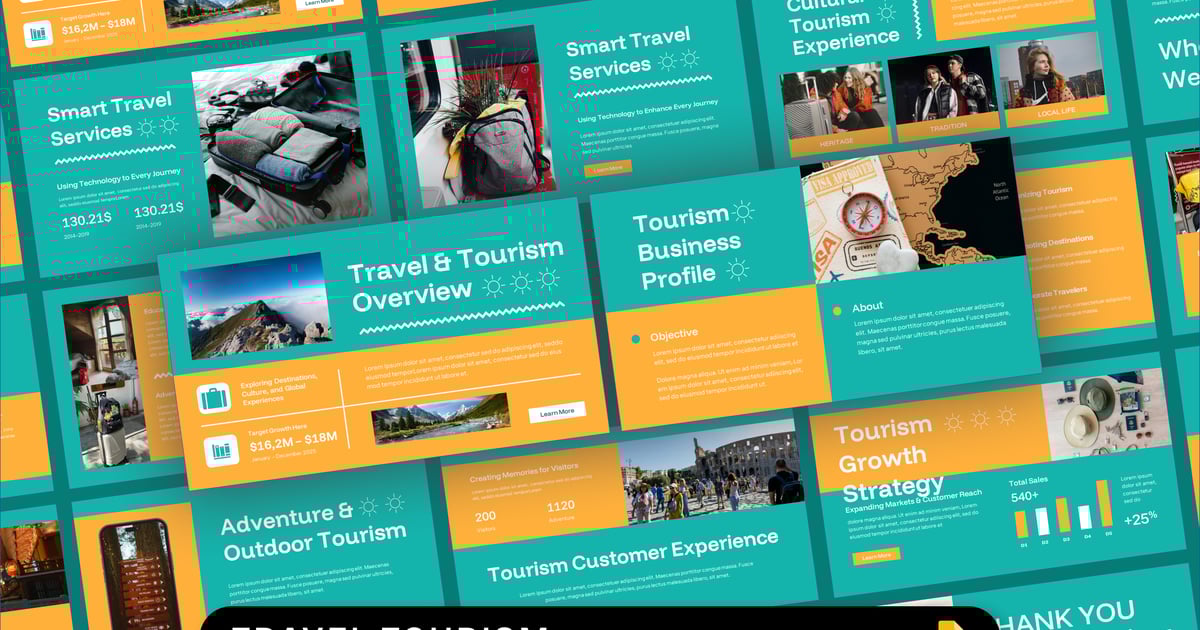 旅游 Google 幻灯片