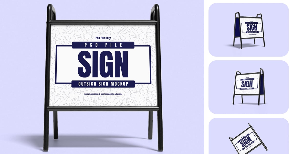 高质量户外标牌模型