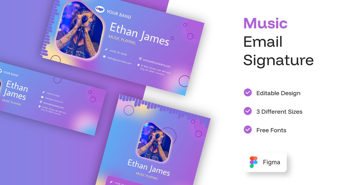 音乐电子邮件签名