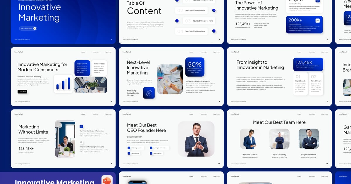 创新营销 PowerPoint 演示文稿