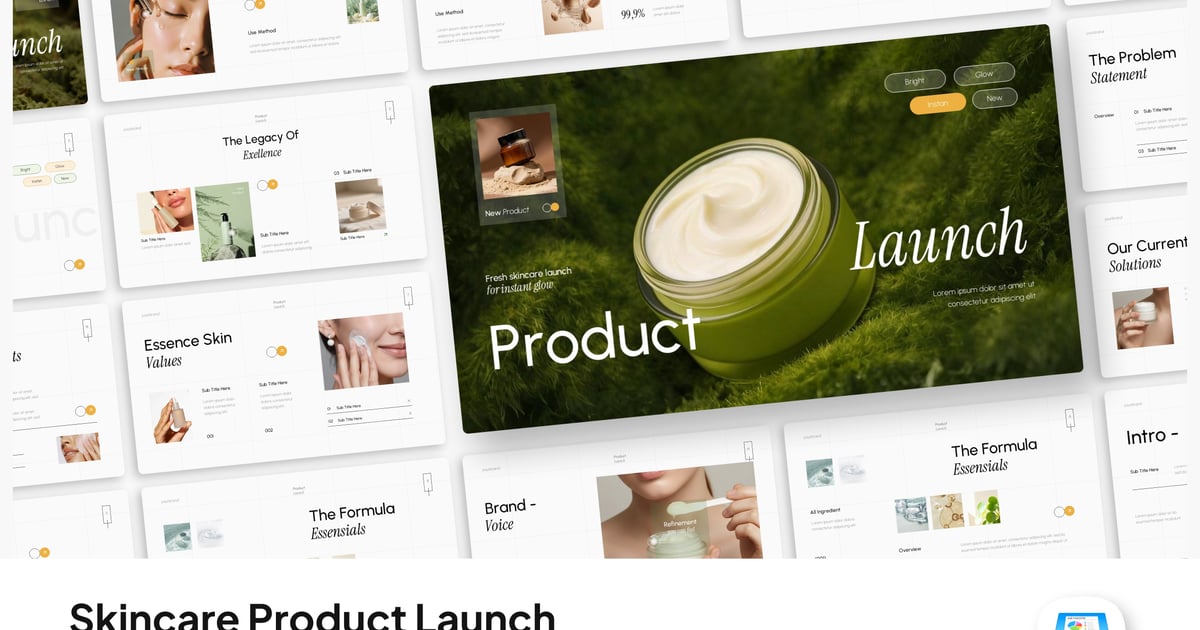 护肤品发布主题演讲